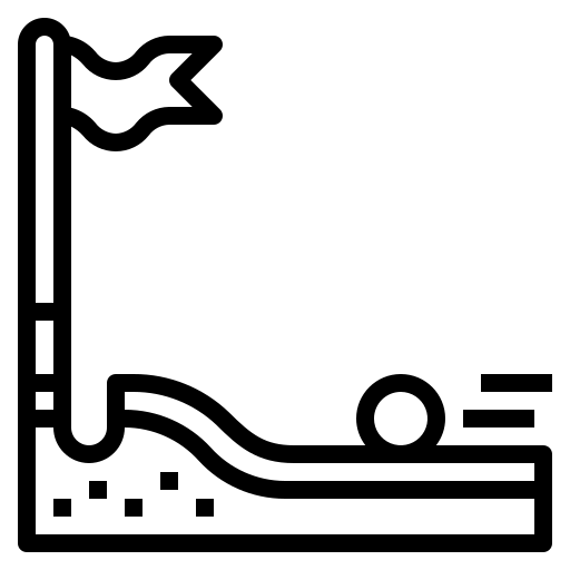 Mini Golf Course Icon